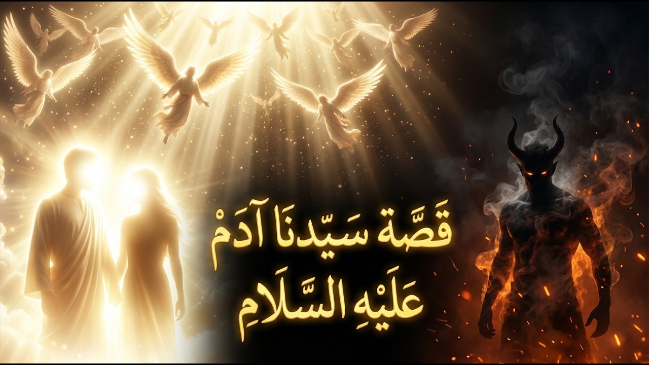 من الجنة إلى الأرض | قصة سيدنا آدم كاملة 🌙📖#قصص #قصة #قصص_الأنبياء