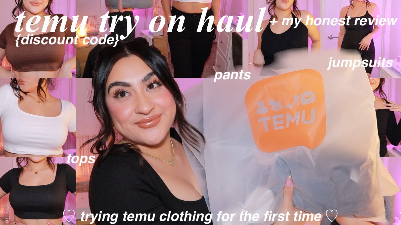 TRYING TEMU FOR THE FIRST TIME &hearts;︎ Review + Try on Haul | 30% Off Discount Code【art3457】