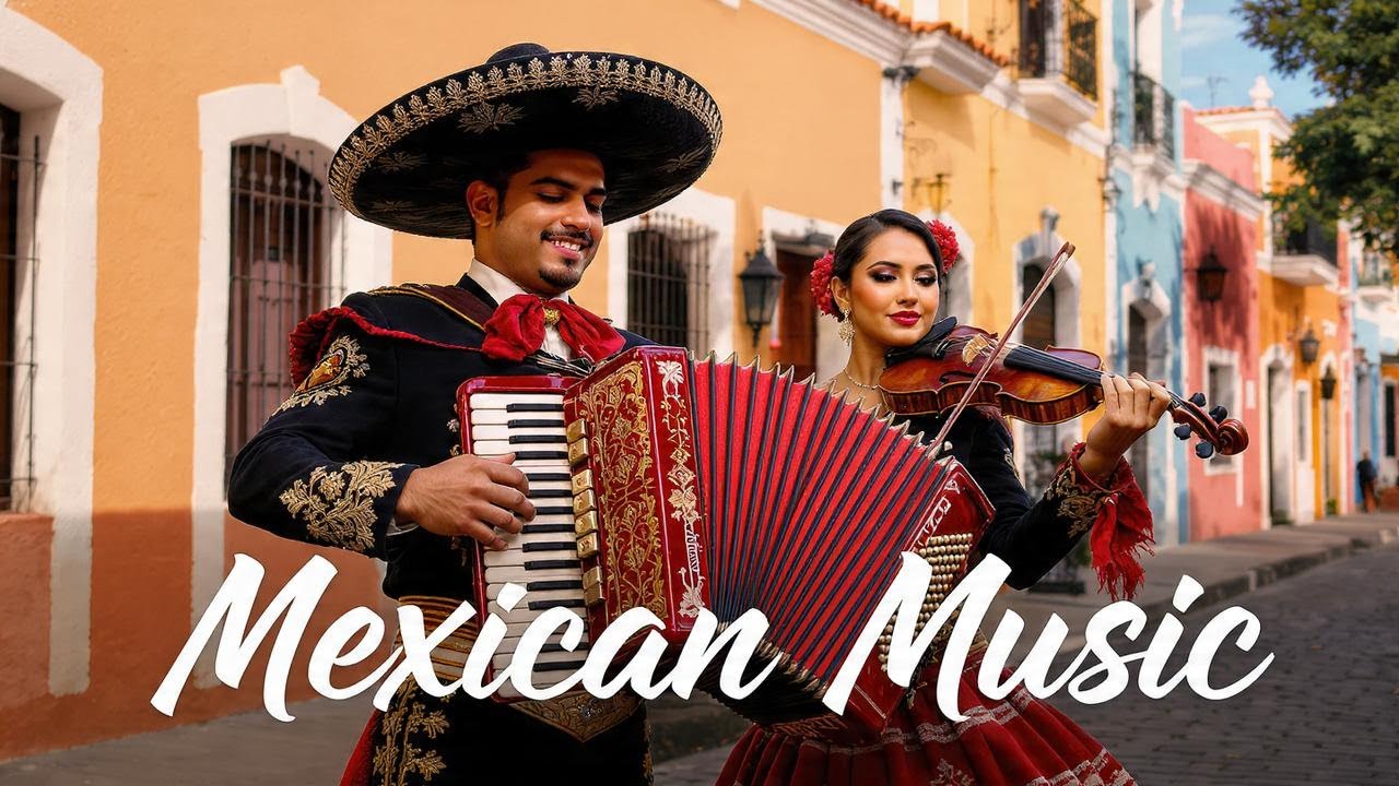 Top 10 Traditional Mexican Instrumentals | Mariachi & Folk Guitar Accordion Mix vol.1