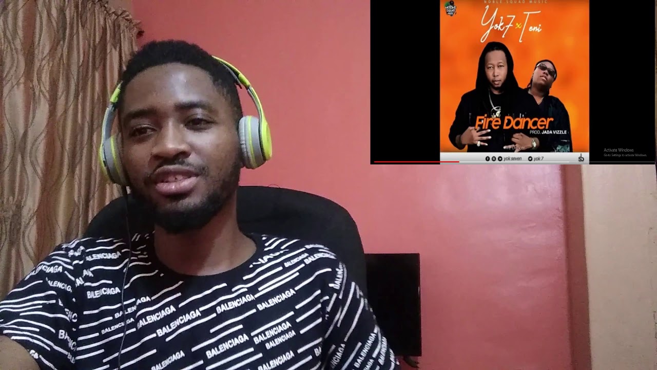 Yok7 ft Teni- Fire dancer reaction (Seun T reacts)