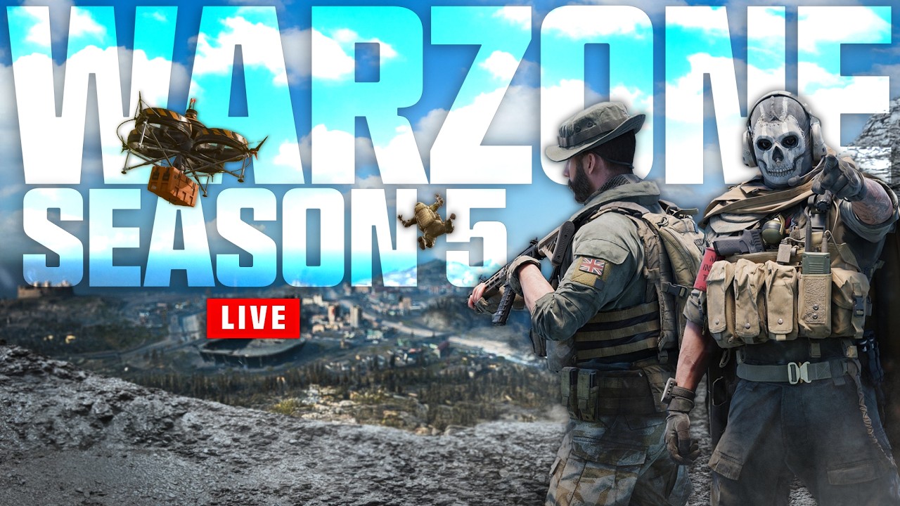 🔴LIVE - Warzone Season 5 Verdansk (Black Ops 7)