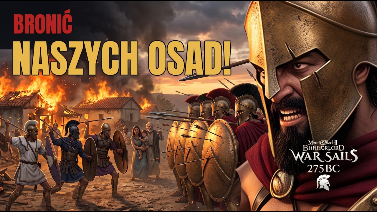 CARTHAGE IS BURNING OUR VILLAGES! 🔥 Sparta rides to the rescue (08) Mount and Blade 2 Bannerlord ...