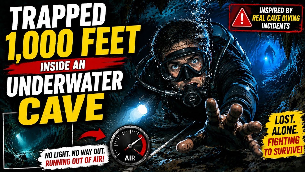 Trapped 1,000 Feet Inside an Underwater Cave | Survival Story Inspired by Real Events
