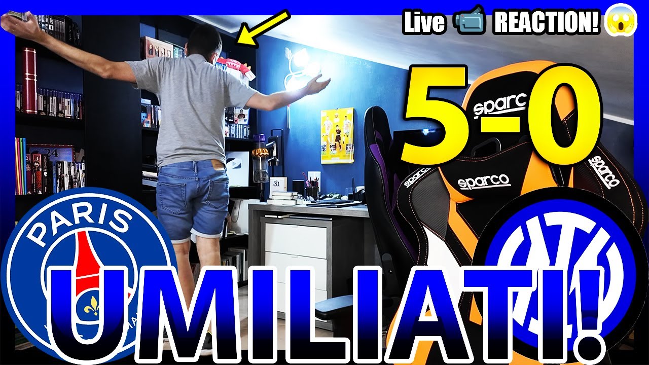🏆 UMILIATI‼️ PSG-INTER 5-0 [LIVE REACTION]