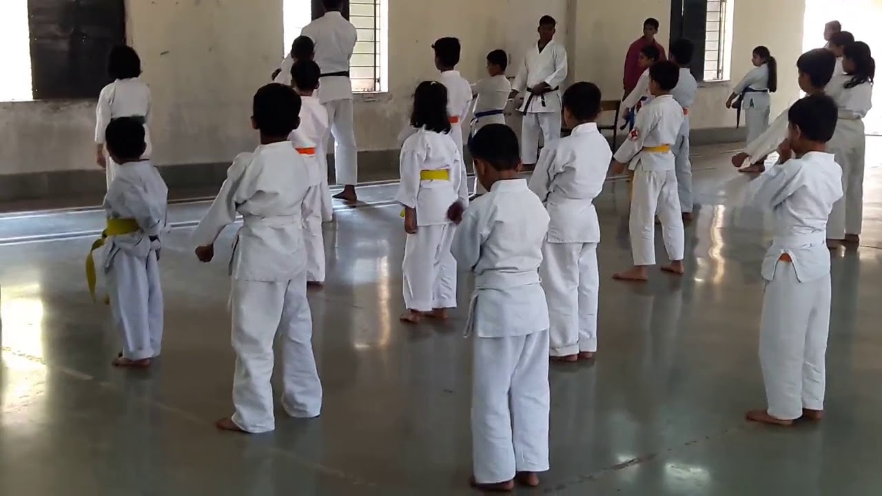 Karate White belt Exam by Ashwin