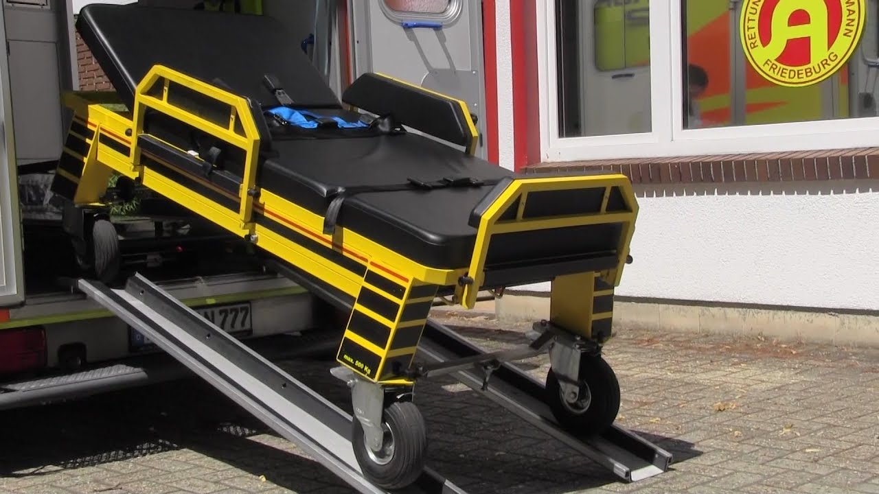 500 kg Schwerlastbett für Schwerlast-Rettungswagen