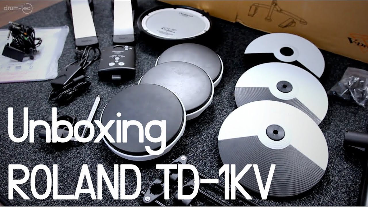 drum-tec presents: Roland TD-1KV electronic drum kit unboxing, setup & playing