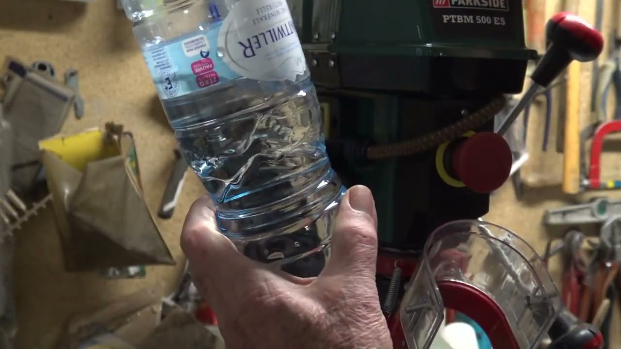 réalisation d'un touret a meuler sur perceuse a colonne