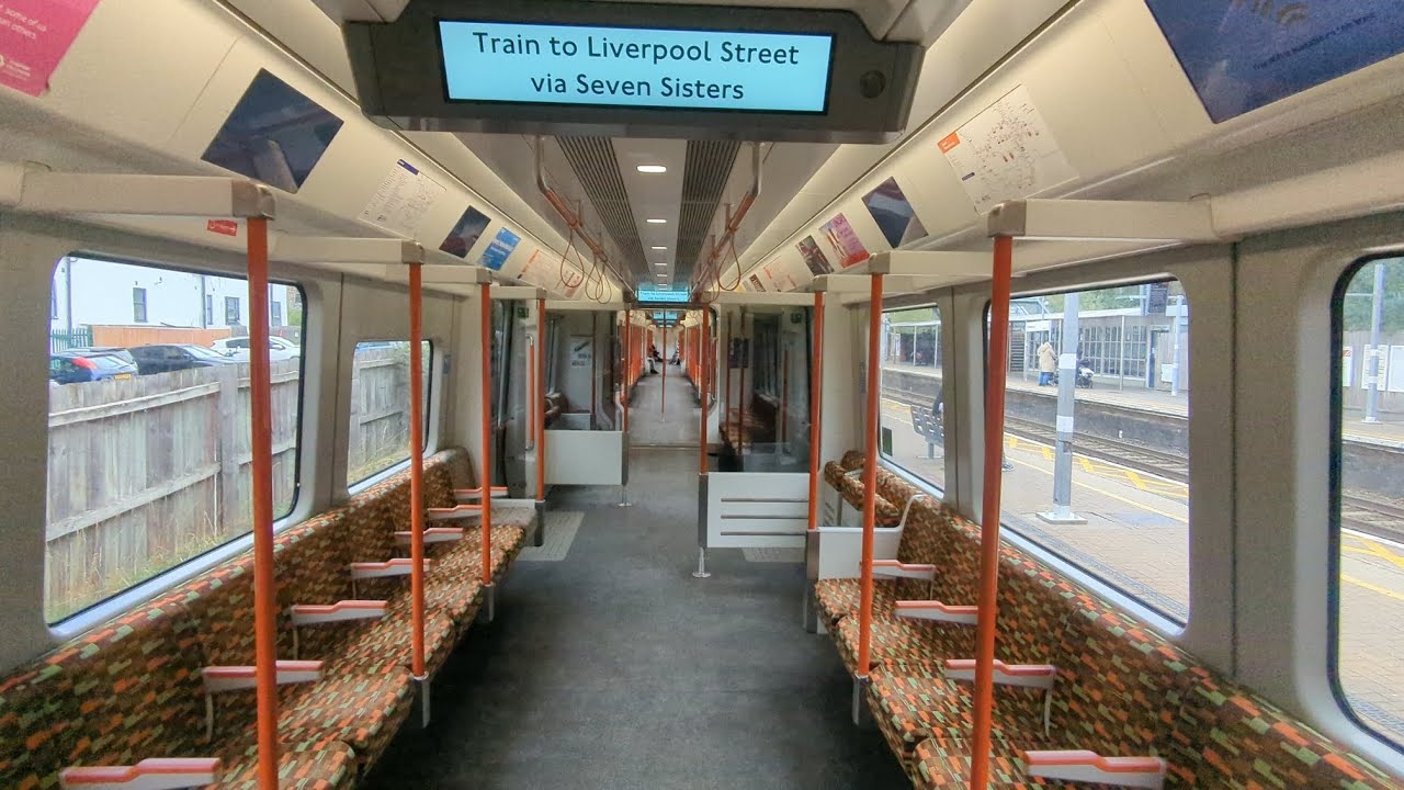 London Overground full journey Cheshunt to Liverpool Street 28/09/2022