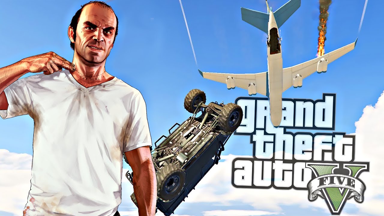 LEVE TURBULENCIA ROUBANDO AVIAO CARGUEIRO!!! GTA 5 em Português PT-BR #18