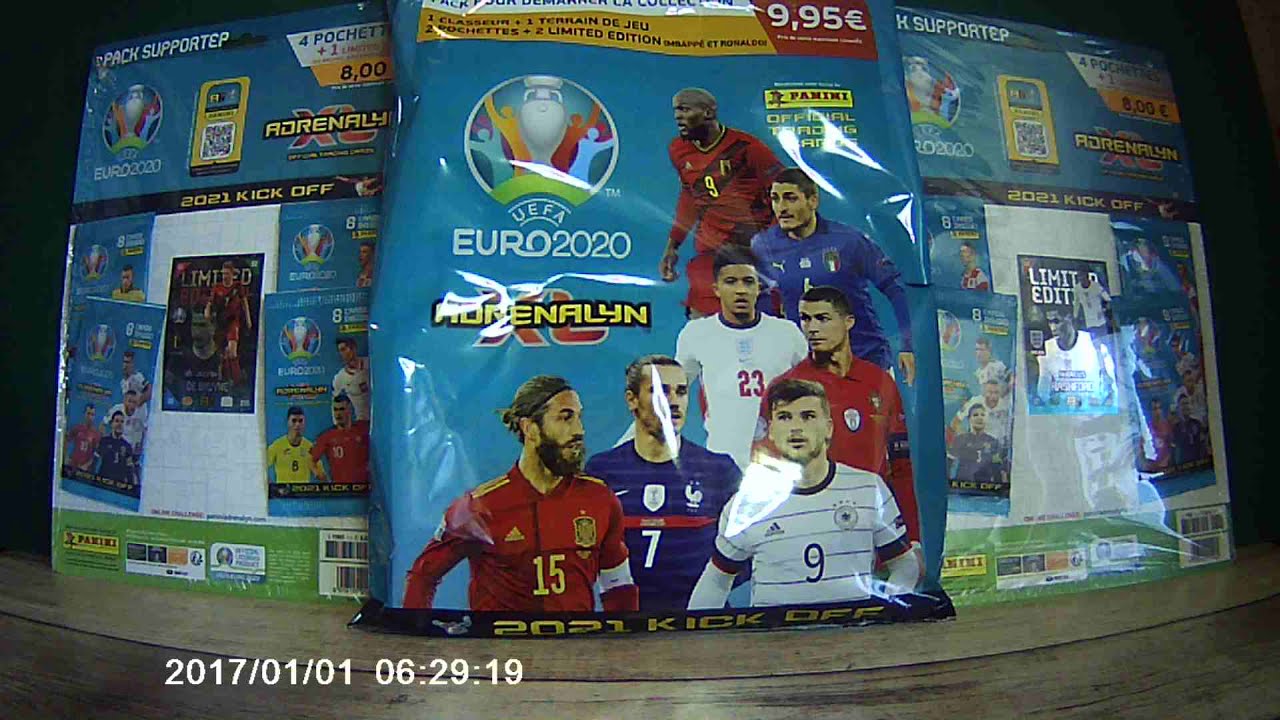 Découverte du Pack de démarrage PANINI ADRENALYN XL EURO 2020 KICK OFF 2021