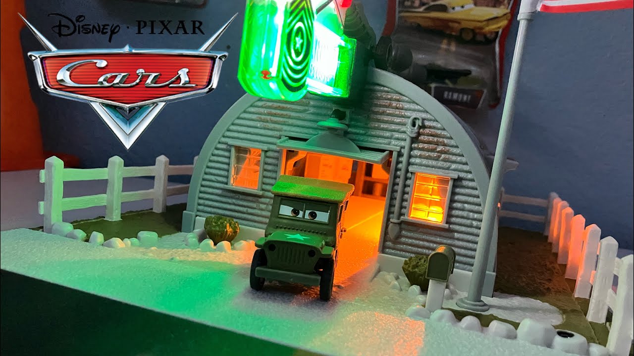 Disney Pixar cars precision series Sarge&rsquo;s Surplus Hut review
