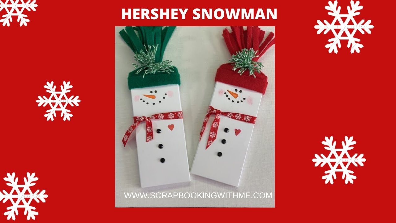 HERSHEY BAR SNOWMAN