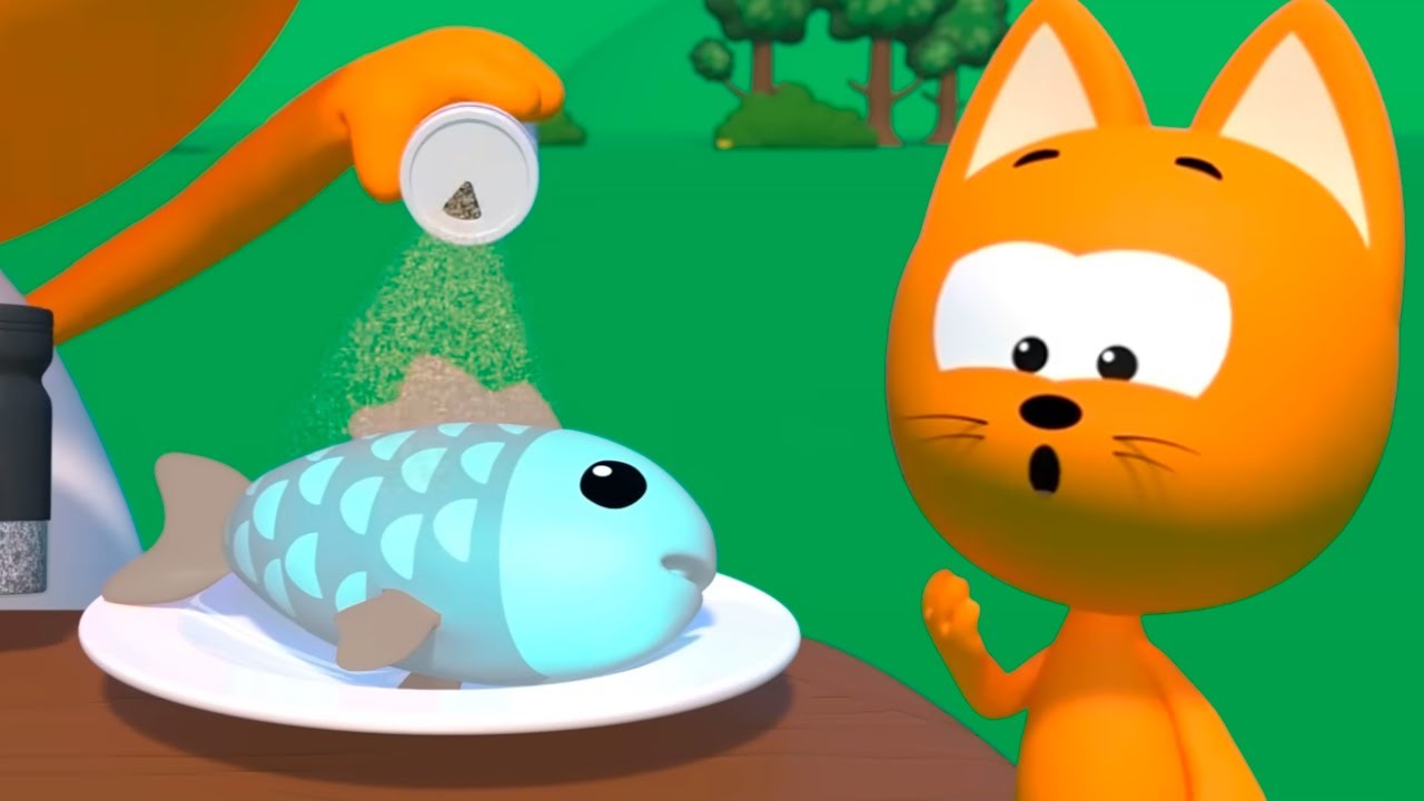 Кот и волшебные яйца! Meow Kitty बादल से गिरे फल | Cartoons anak-anak • बच्चों के लिए