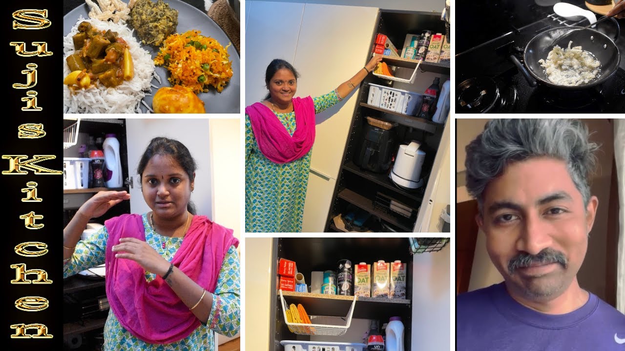 புது Cupboard|| Organising My Kitchen New Cupboard|| My Busy Routine Vlog|| Simple &Tasty Lunch menu