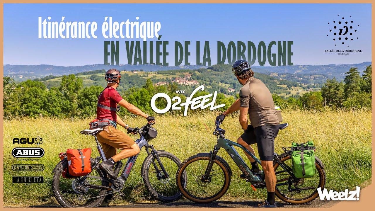 Itinérance vélo électrique en Vallée de la Dordogne avec le O2feel Vern Adventure