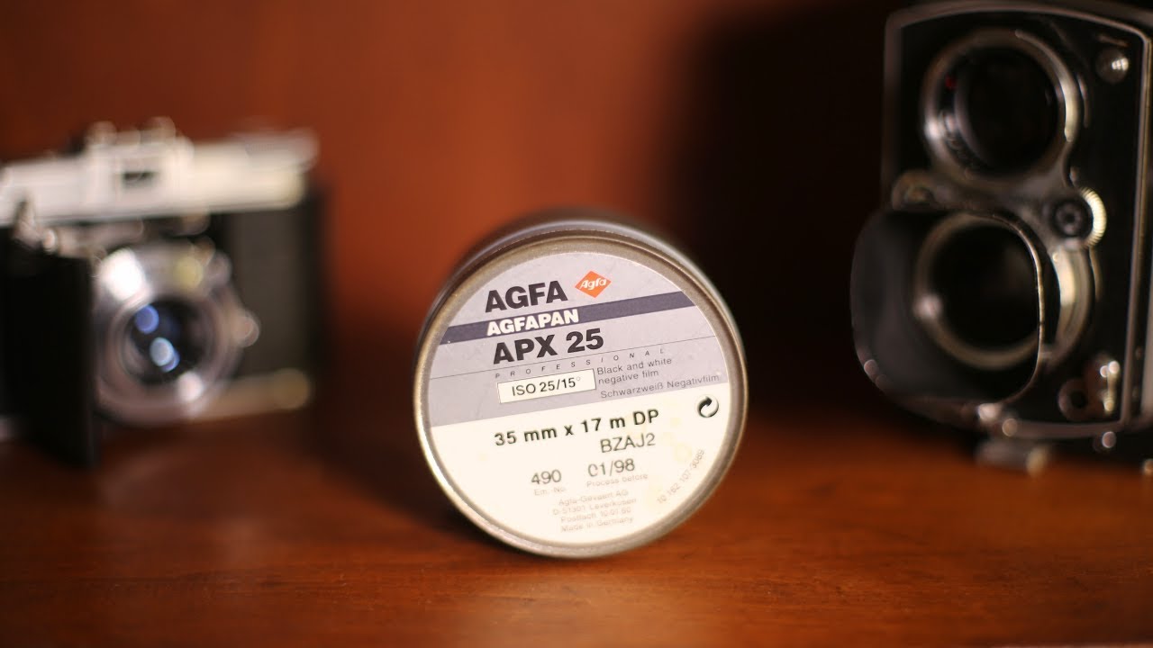 Agfa APX 25 - 100 Feet of Slow Film