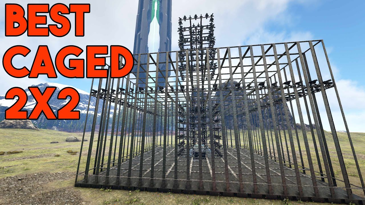 Best Caged 2x2 Design 2023   | Ark Survival Evolved Unofficial PvP