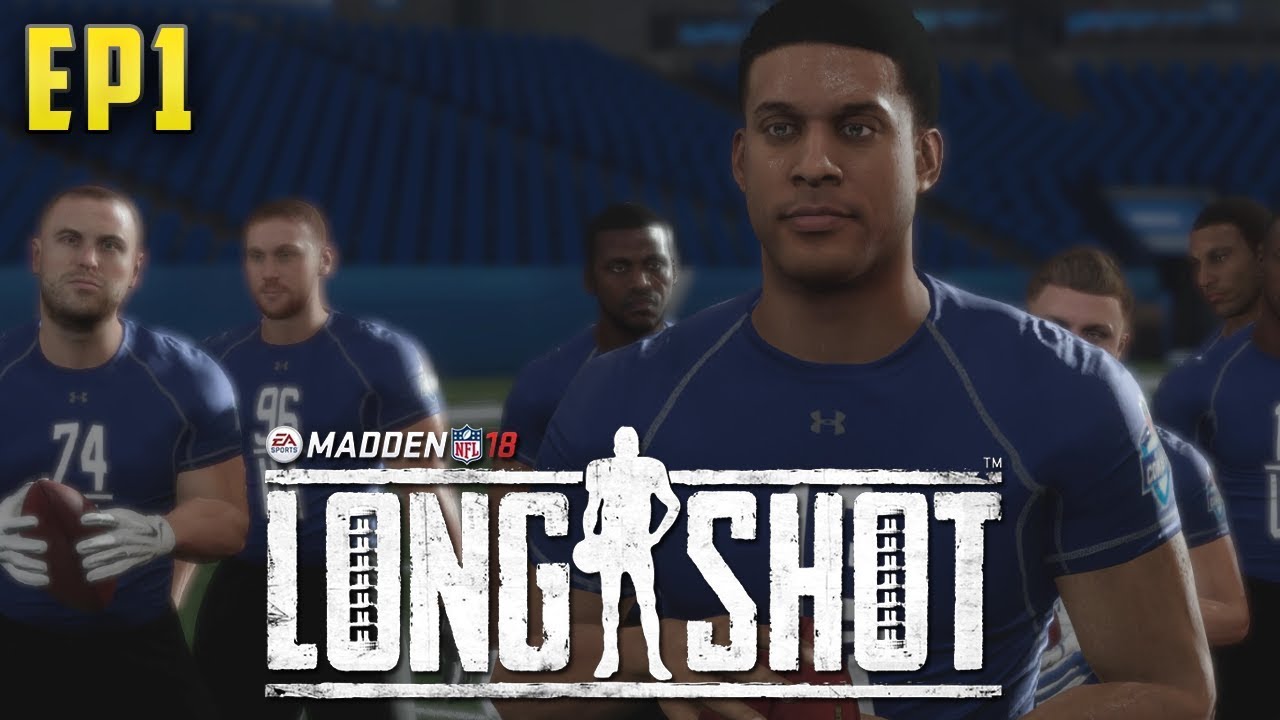 MADDEN 18 Longshot Gameplay Walkthrough - Journey to the NFL Combine! | EP1
