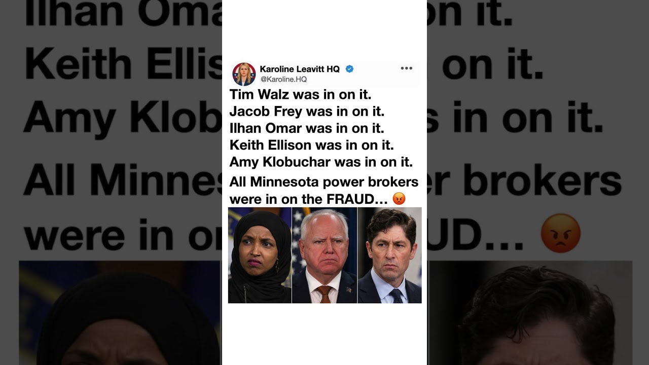 🚨 Minnesota Fraud Allegations Spark Massive Political Debate | Tim Walz & Ilhan Omar Trending