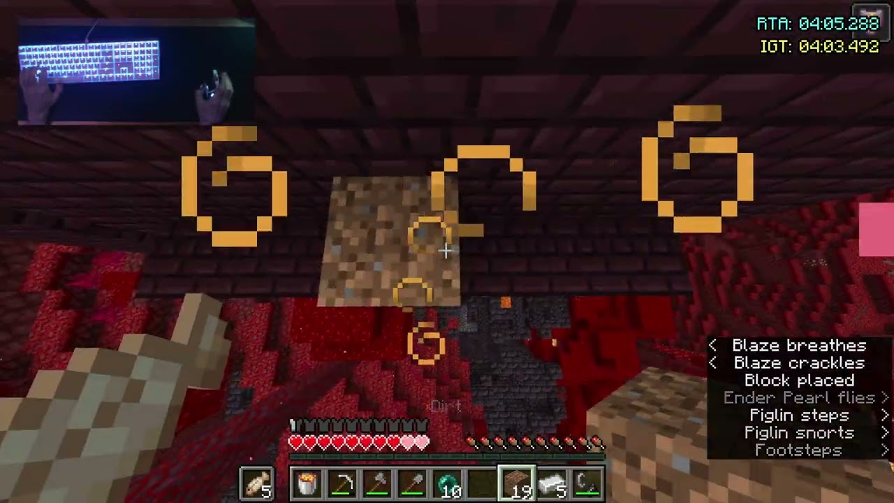 Minecraft beaten in 8:22.042 (SSG) [Highway]