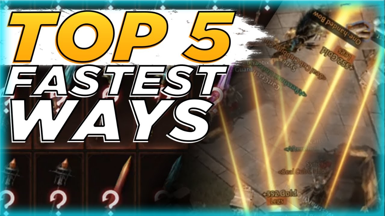 UPDATED Top 5 BEST Ways to Get Legendary Items! | Diablo Immortal