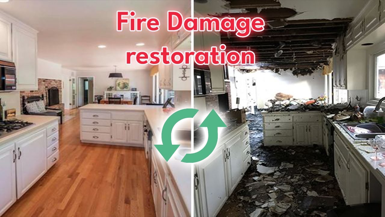 Incredible Clean Up After a House Fire [Fire damage restoration]