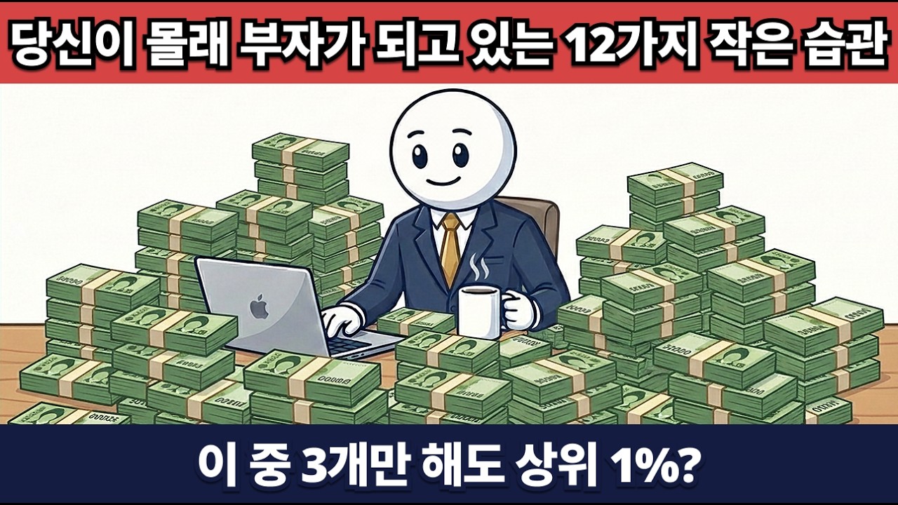 당신이 몰래 부자가 되고 있는 12가지 작은 습관