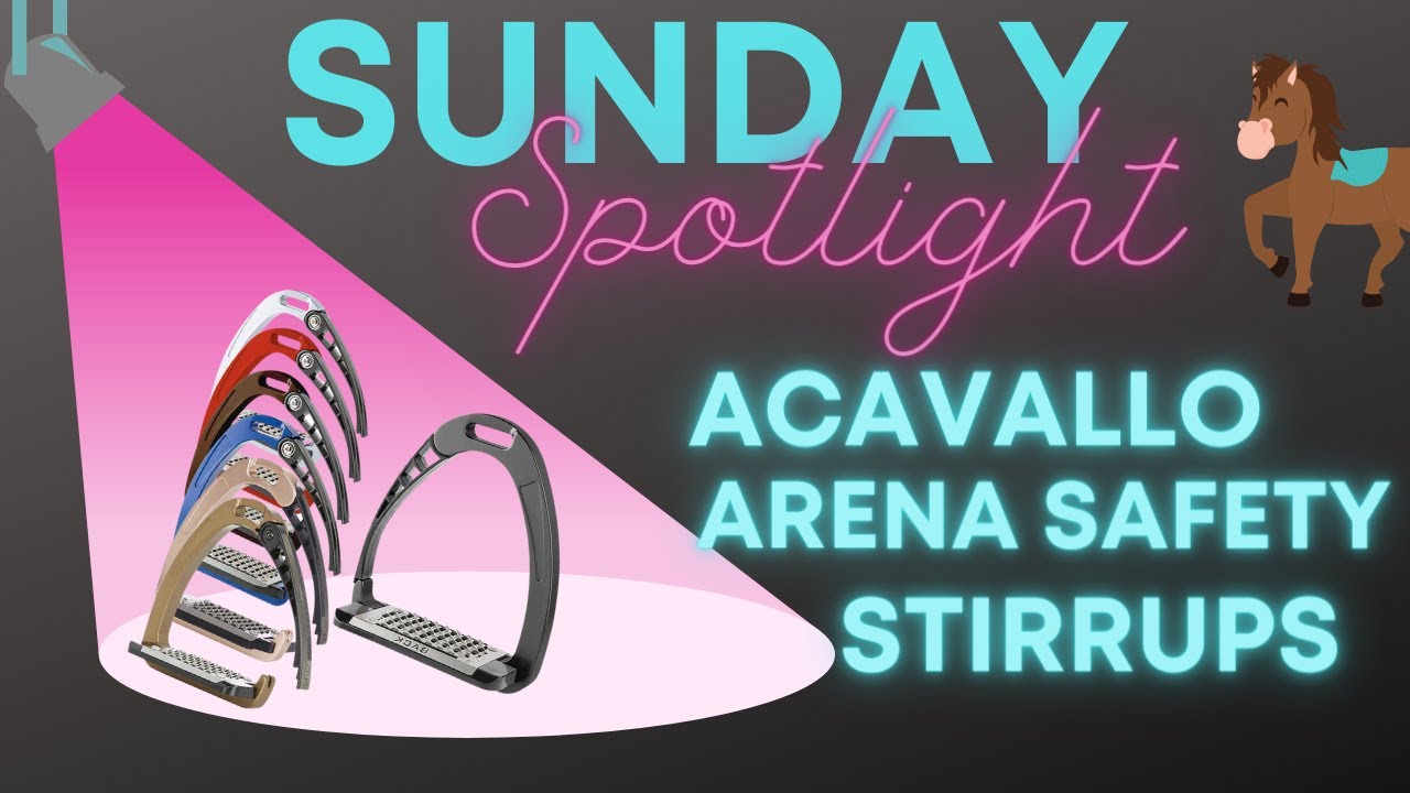 СТРЕМЯНА ACAVALLO ARENA - В центре внимания воскресенья эти безопасные стремена AluPro.