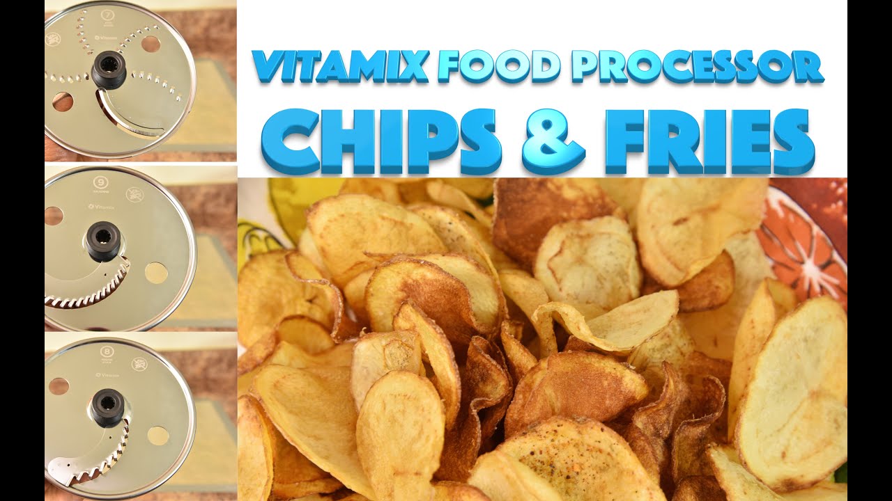 3 New Vitamix Food Processor Discs Access. Let's make Chips & Fries!