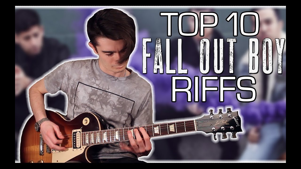 10 лучших риффов Fall Out Boy с табулатурами