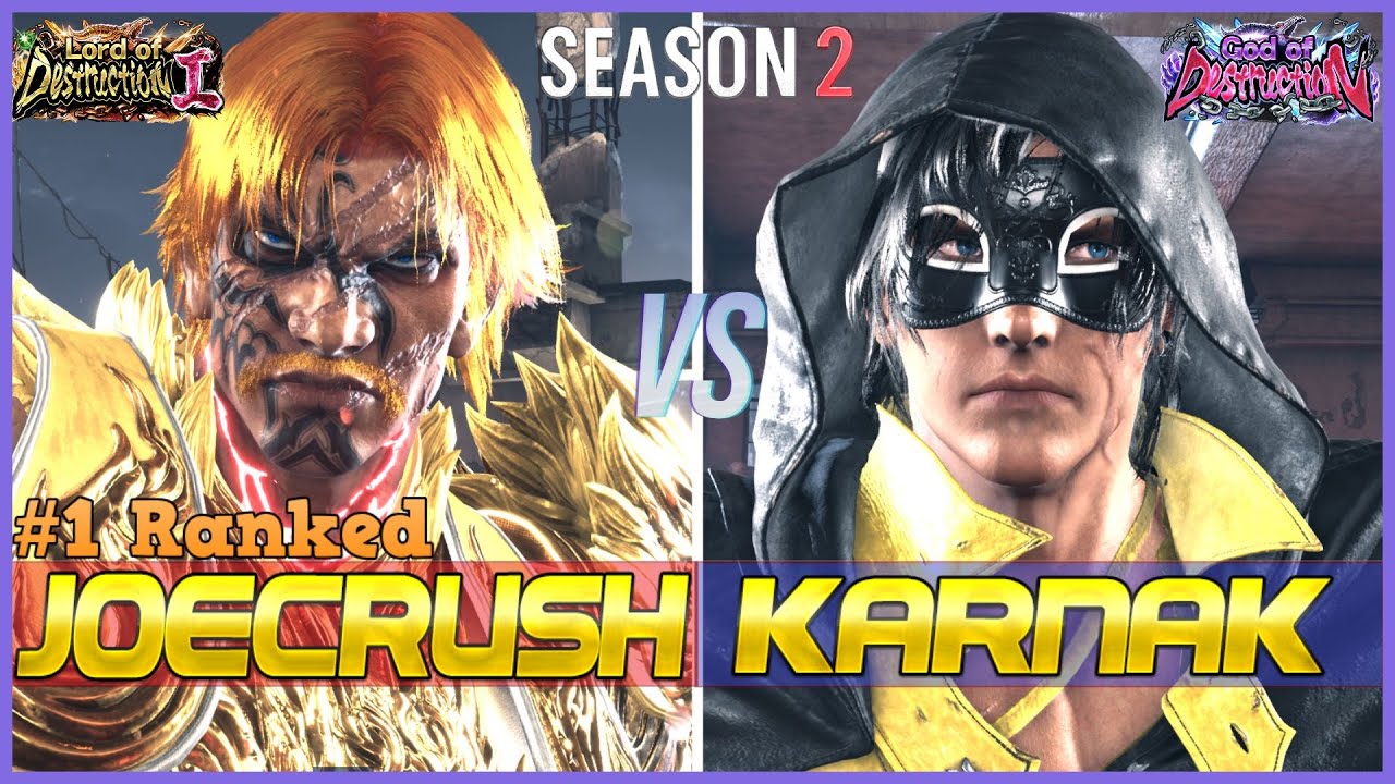 T8 ▰ JOECRUSH (#1 Ranked Fahkumram) Vs KARNAK (Clive) ▰ Tekken 8 High Level Gameplay