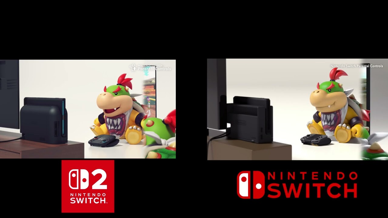 Nintendo Switch Parental Controls Tutorial - Switch 1 vs Switch 2 Comparison