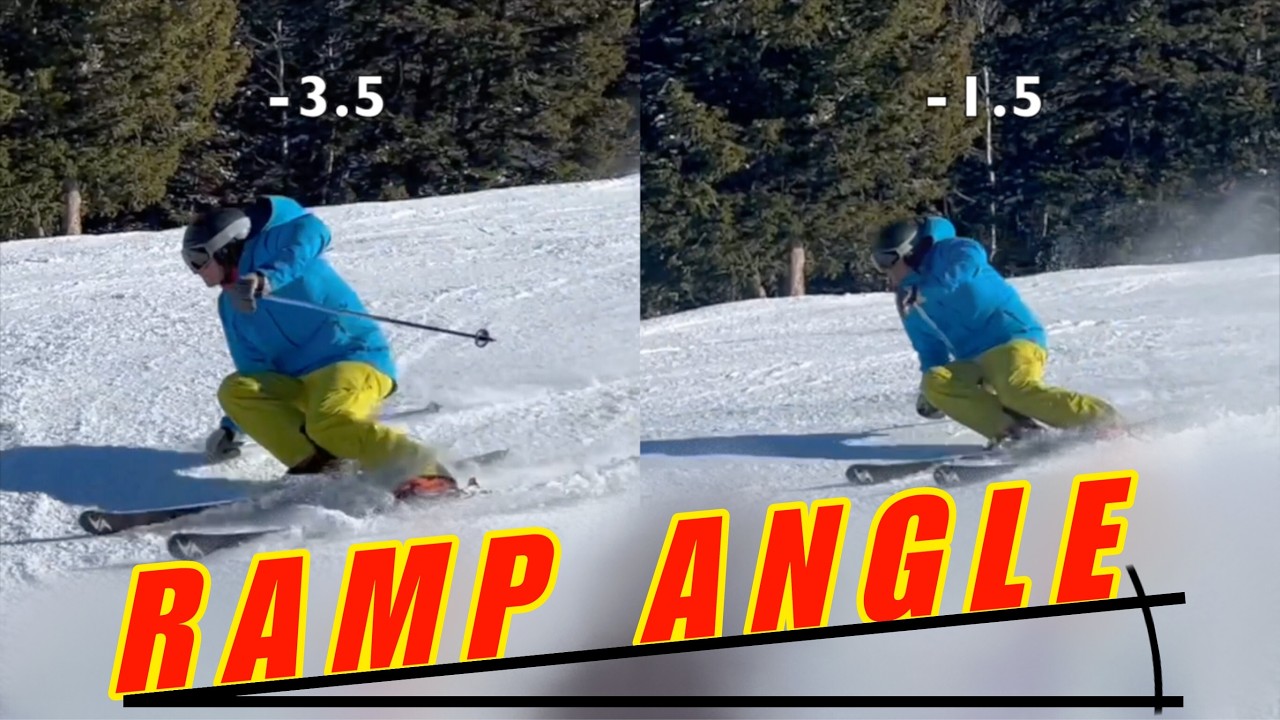 How Does Adjusting Your Ramp Angle Effect Skiing Performance: On Snow Demo