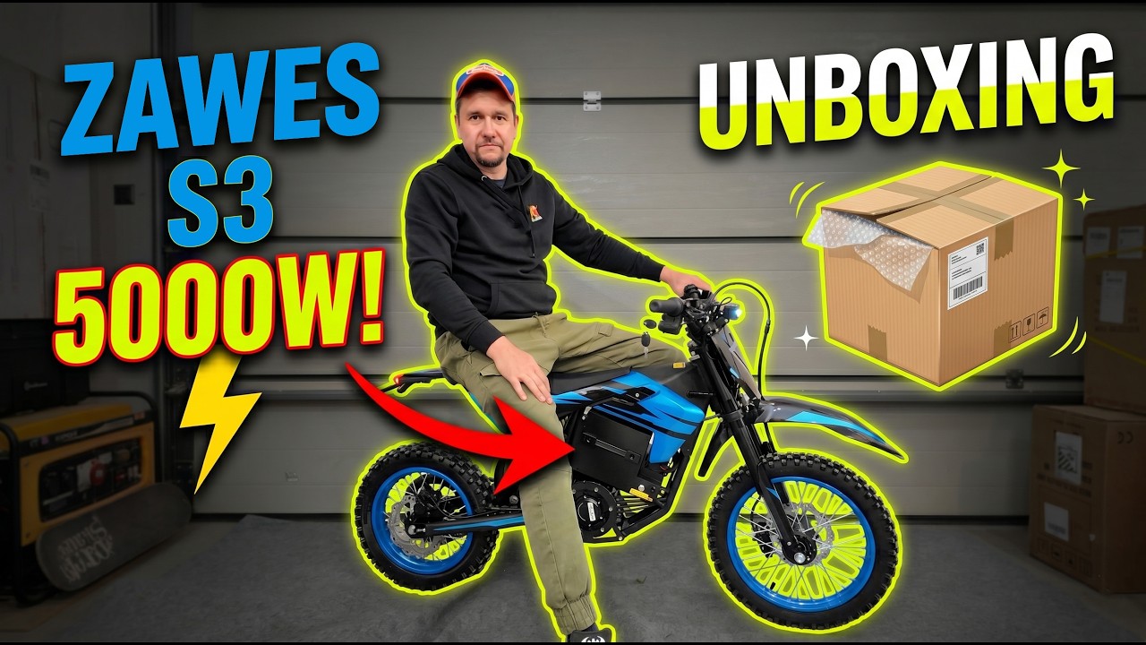 Zawes S3 5000W - Rozpakowanie i Montaż! Najmocniejszy elektryczny mini cross? 🚀