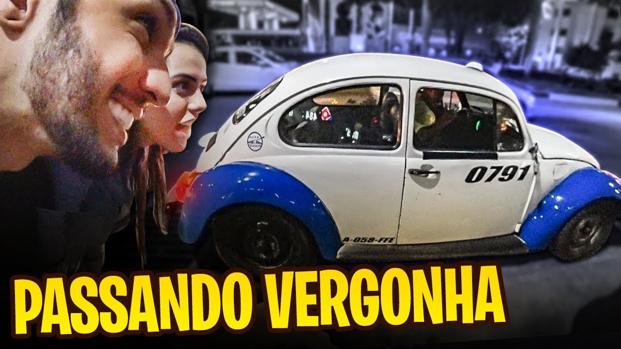 PASSANDO VERGONHA PRA FALAR COM O MOTORISTA DO FUSCA!