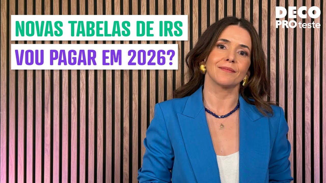 Novas tabelas de IRS: vou pagar em 2026?