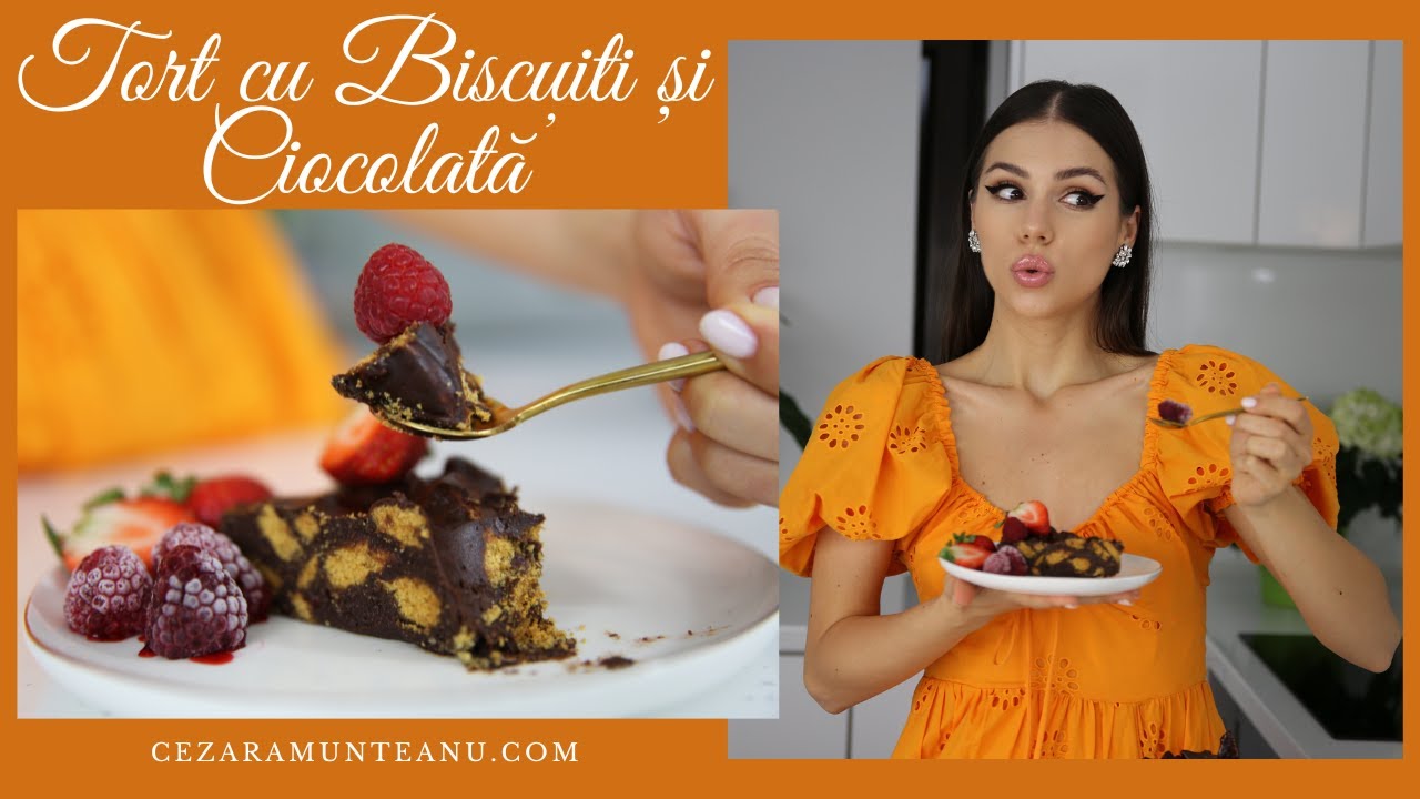 Tort cu biscuiți și ciocolată (Tortul favorit al Reginei Angliei)