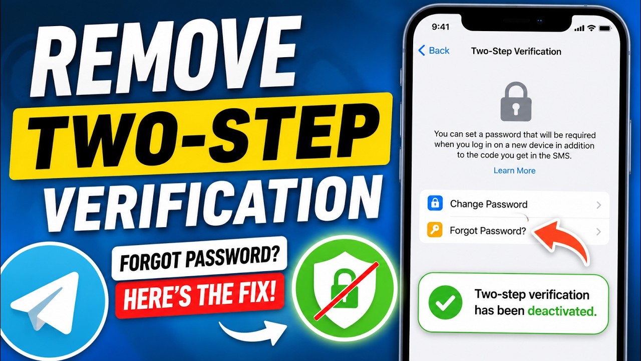 How to Remove Two-Step Verification Password Telegram
