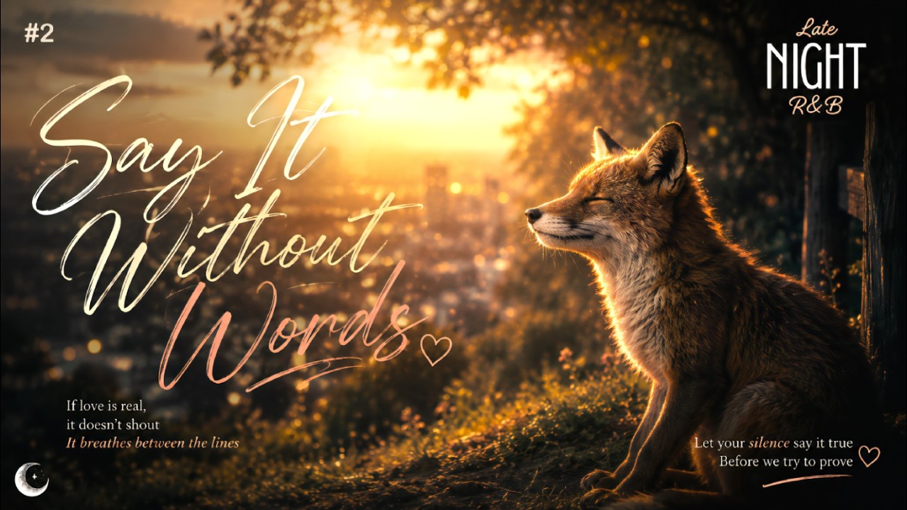 Say It Without Words 🌙 Emotional R&B Vocal | Soft Neo-Soul Love Song