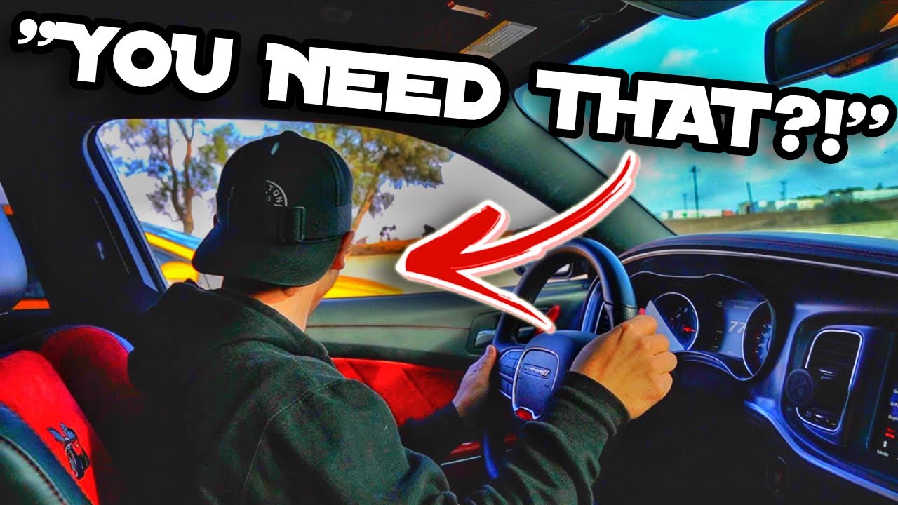 TURBO 370Z OWNER RACING PEOPLE IN MY DODGE CHARGER 392 SCAT PACK!