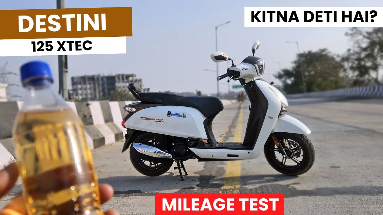 2025 Hero Destini 125 Xtec Mileage Test With Pillion | unexpected Results