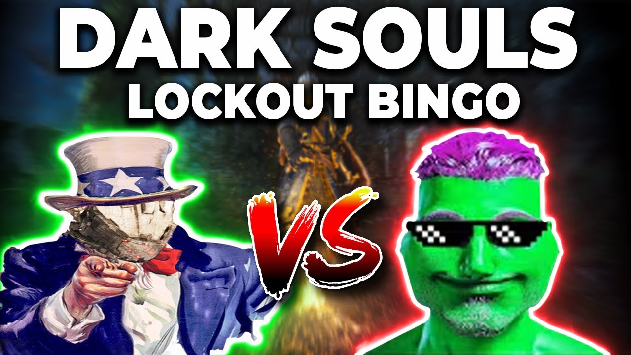 JK Leeds бросил мне вызов сыграть в бинго по Dark Souls Lockout!