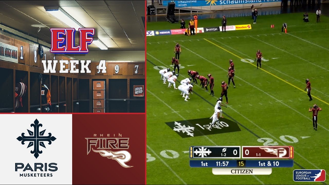 Paris Musketeers VS Rhein Fire - Highlights ELF | Week 4 - 2025