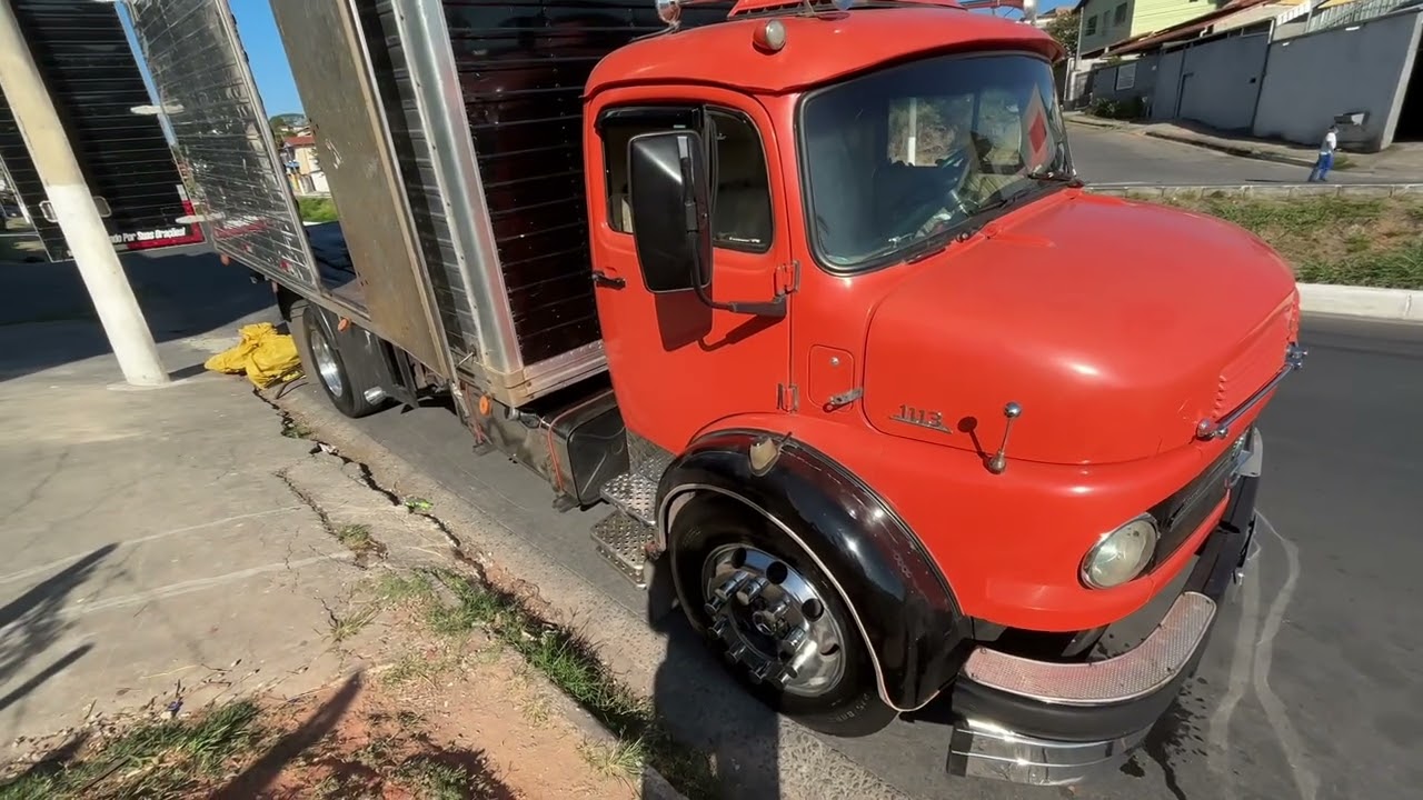 CARREGUEI CARGA DE TRUCK NO MB 1113 laranjinha 