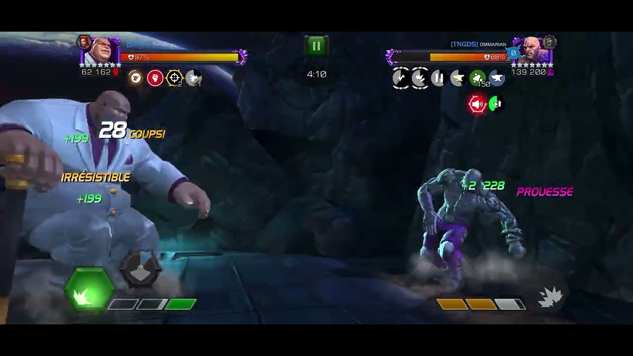 Absorbing-Man node 43 with KingPin - MCOC AW