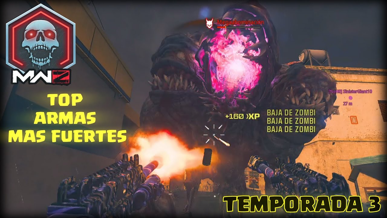 LAS MEJORES ARMAS SUPER ROTAS EN MW3 ZOMBIES *TEMPORADA 3*