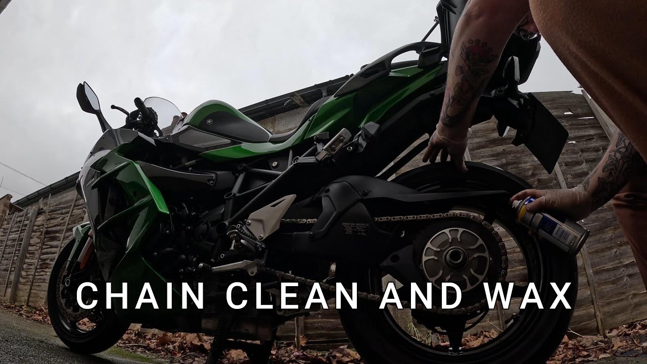 Chain clean and wax on H2 SX SE