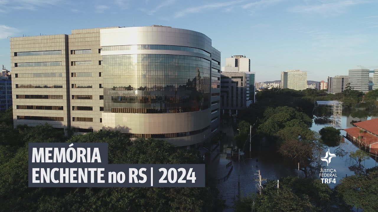 Solenidade no TRF4 inaugura registro histórico da enchente de maio de 2024 no RS