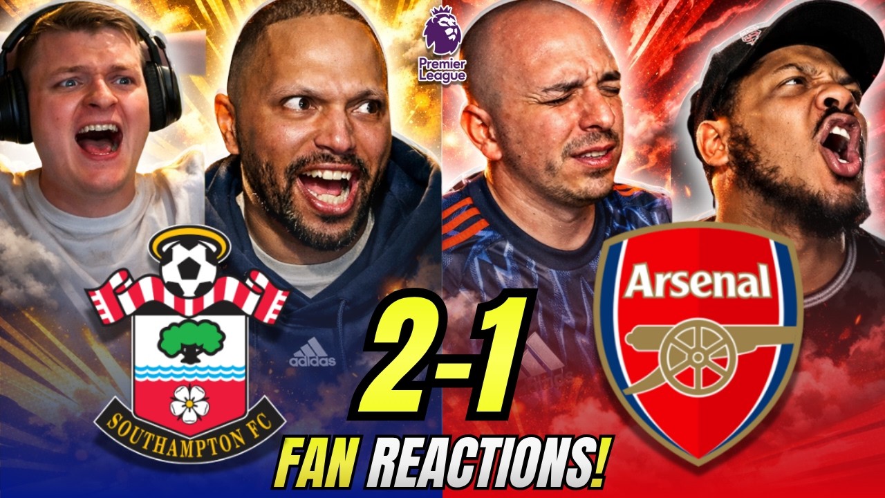 Arsenal Fans FURIOUS 😠 Reactions to Southampton 2-1 Arsenal | Premier League Fan Reactions